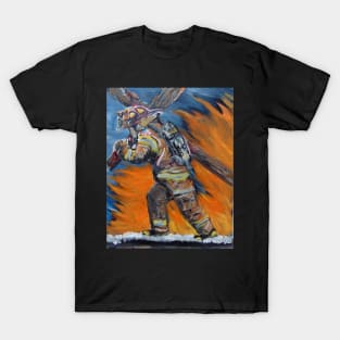 Firefighter (carry your cross) T-Shirt